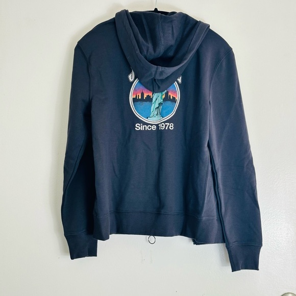 Vintage Zip Hoodie NWT Jordache Antique Black Small - Picture 4 of 9